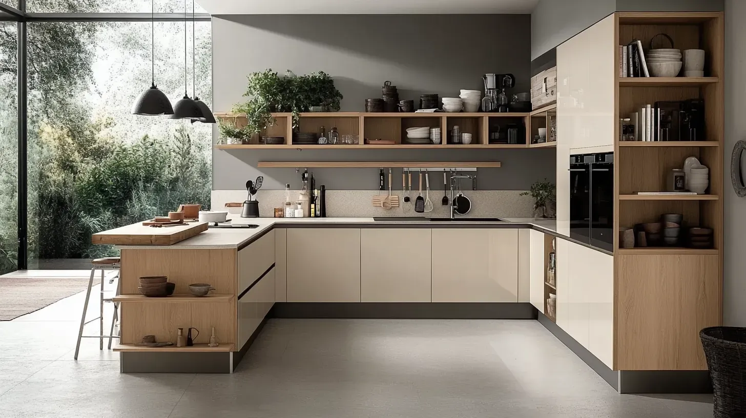 Hidden Secrets of Kitchen Carcass Materials Every Designer Should Know 1 Bright spacious Kitchen Carcass captured in a wide-angle