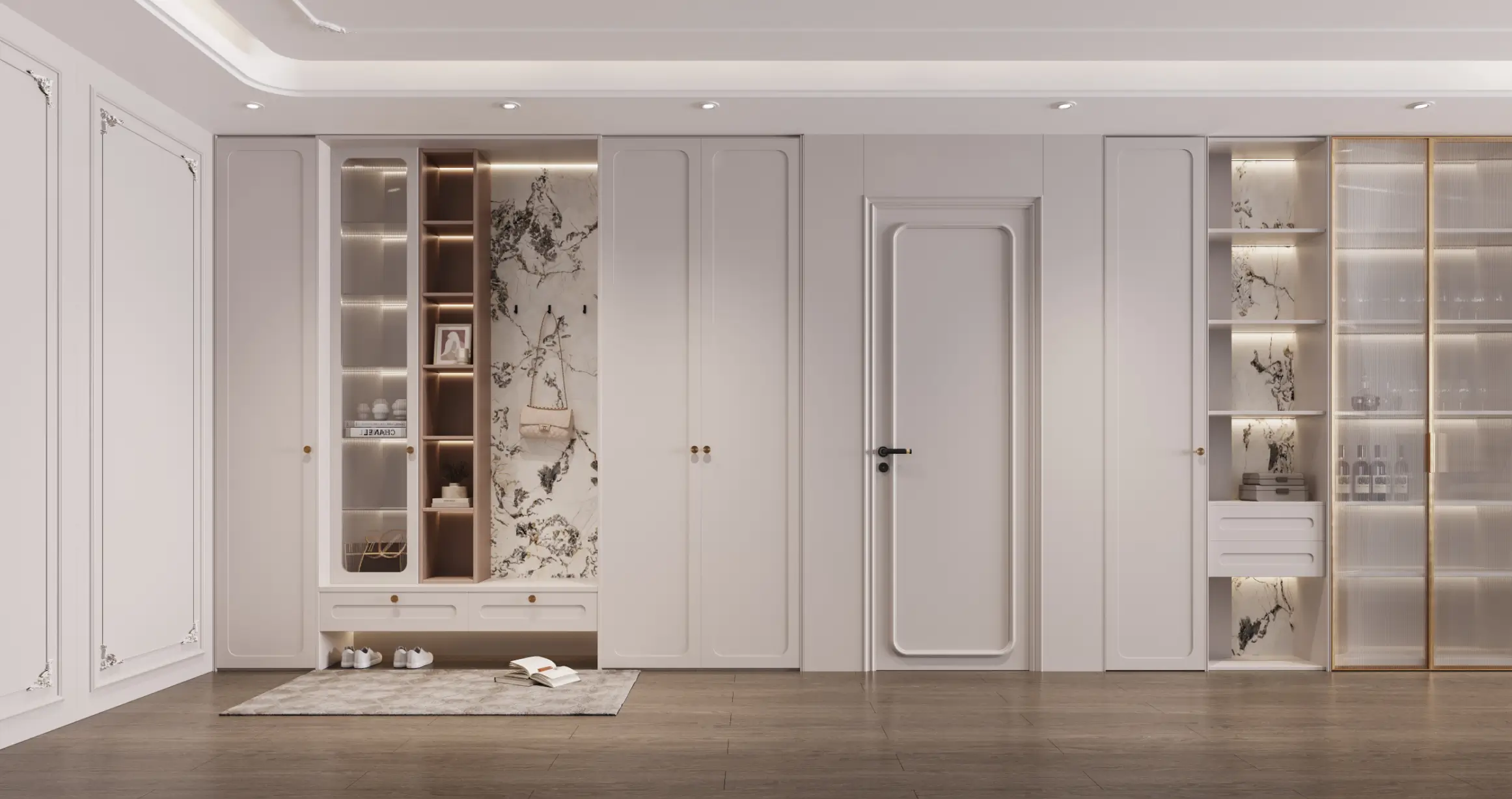 Model ecological door sample