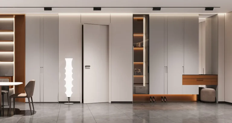 Model paint ecological door sample