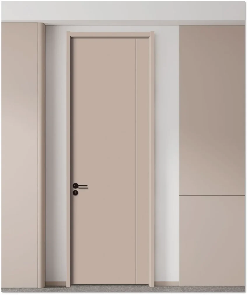 Modern Light Minimalist Interior Wood Doors for Stylish Homes