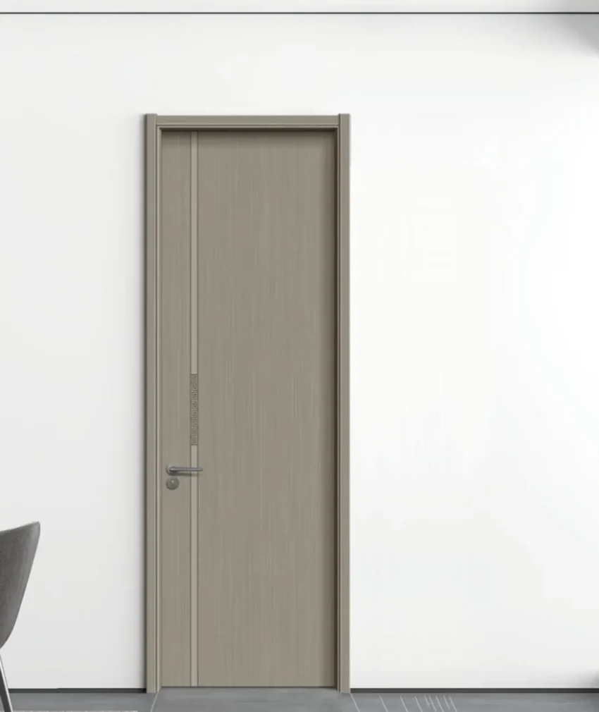 Eco-Friendly Walnut Interior Doors with Sleek Finish