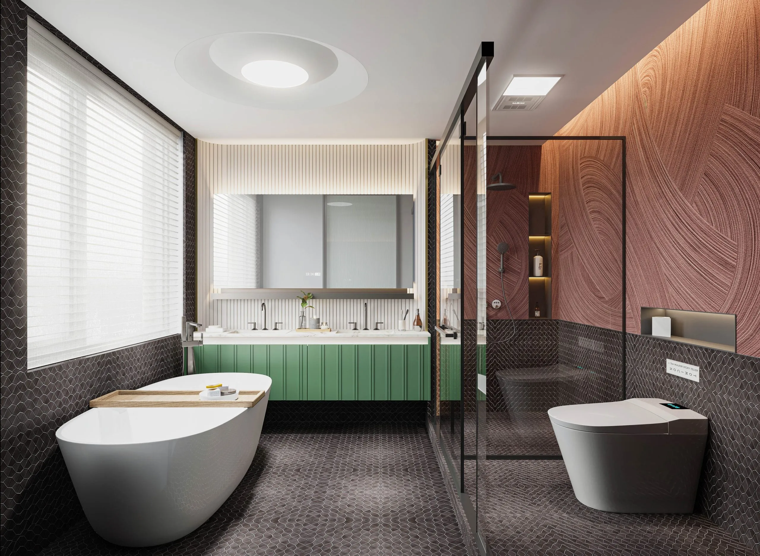 bathroom-vanity-withGray-Tiles