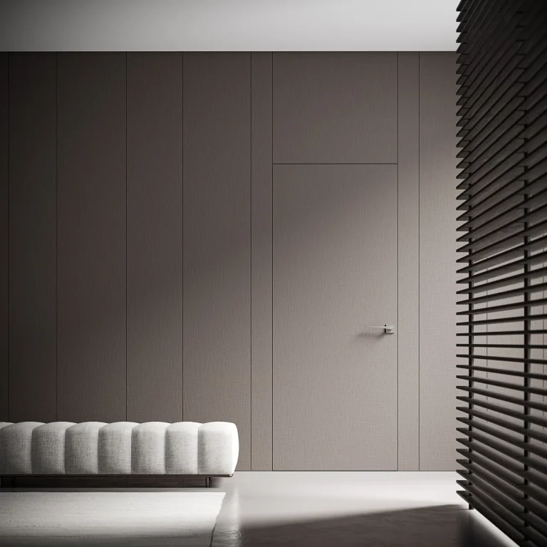 gray-door-and-walls-panels