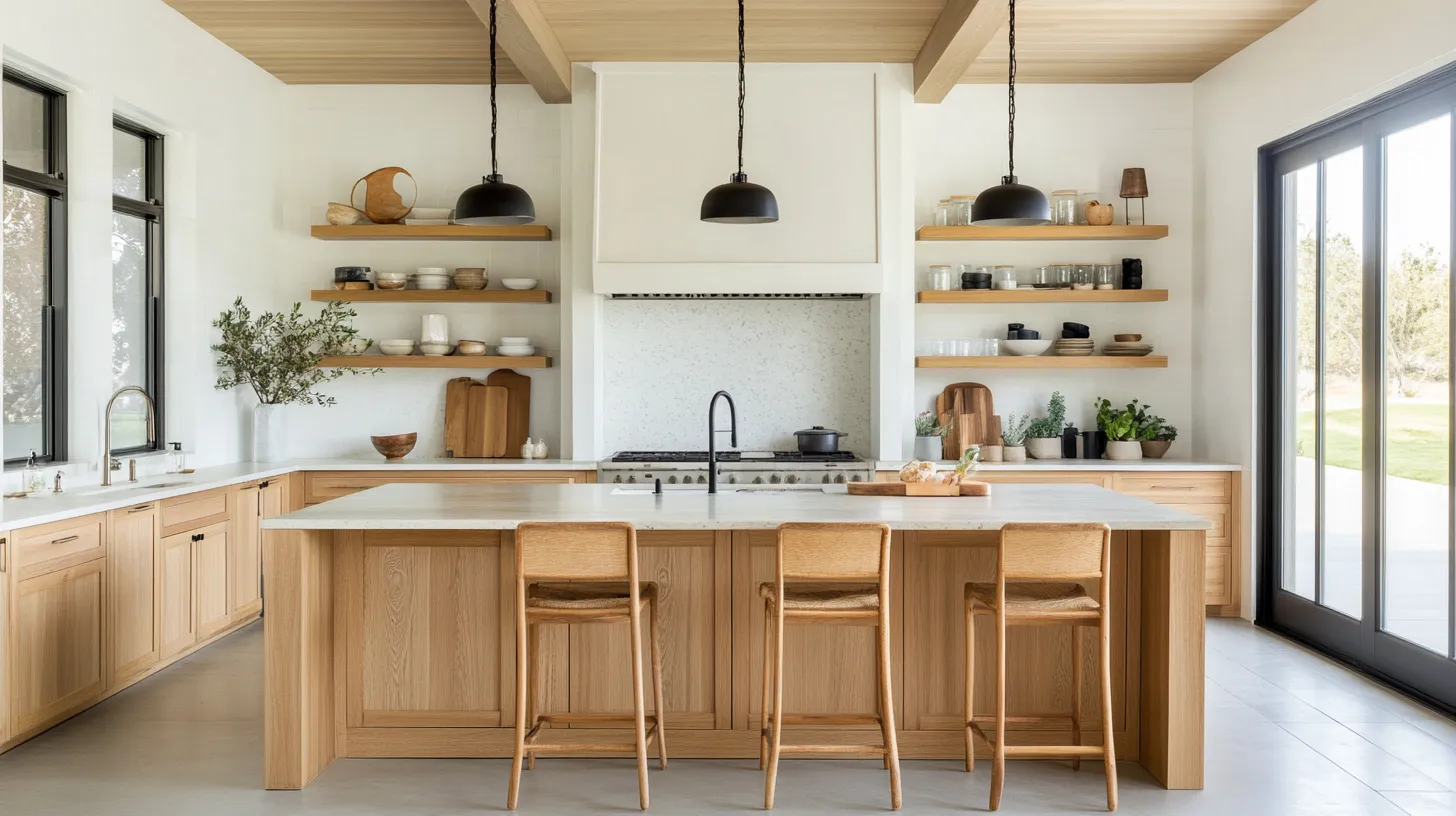 pahome01 80993 light oak wood modern kitchen cabinets Open Shel cb039721 5659 46af 8529 dc28fffb105d