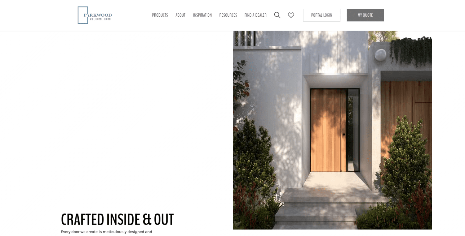 Parkwood Doors custom interior door manufacturer