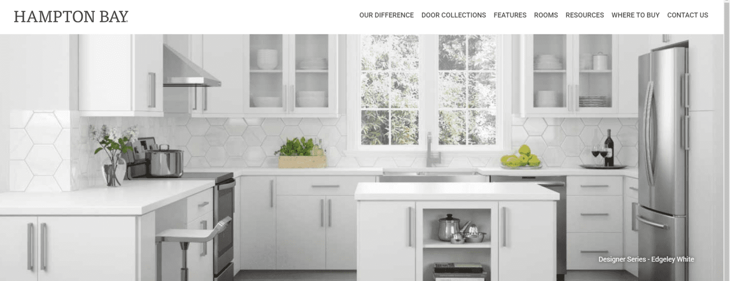 Hampton Bay kitchen cabinet makers