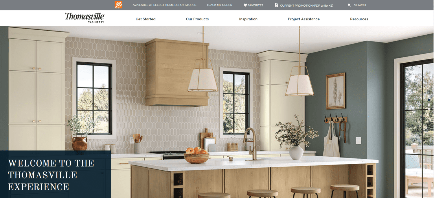 Thomasville Cabinetry custom cabinet makers