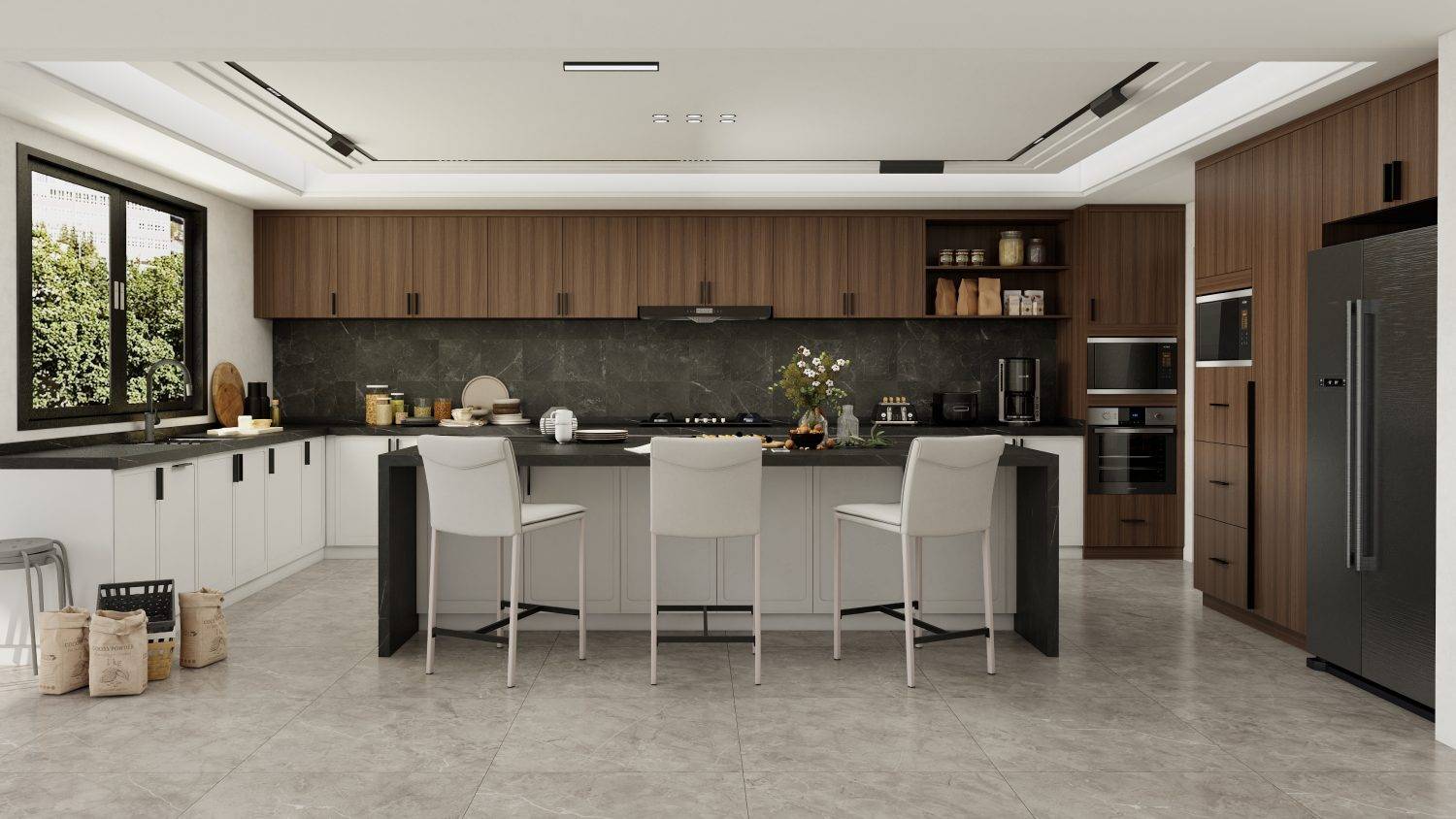 Elegant Kitchen Island Design