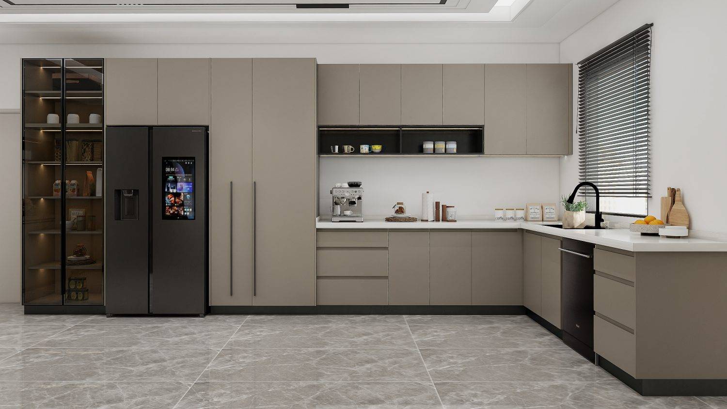 Upgrade your kitchen with gray shaker cabinets. Modern design, high-gloss finish, and ample storage deliver functionality and elegance. Shop now!