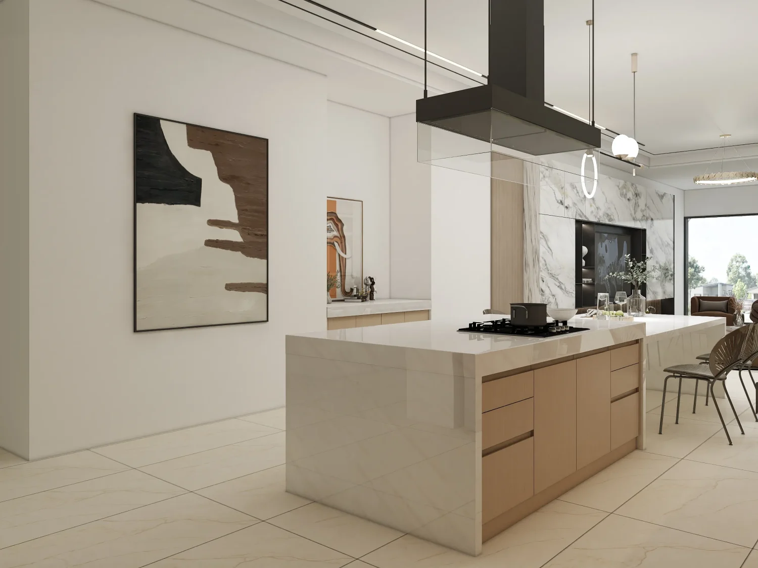 Modern Kitchen Island Design