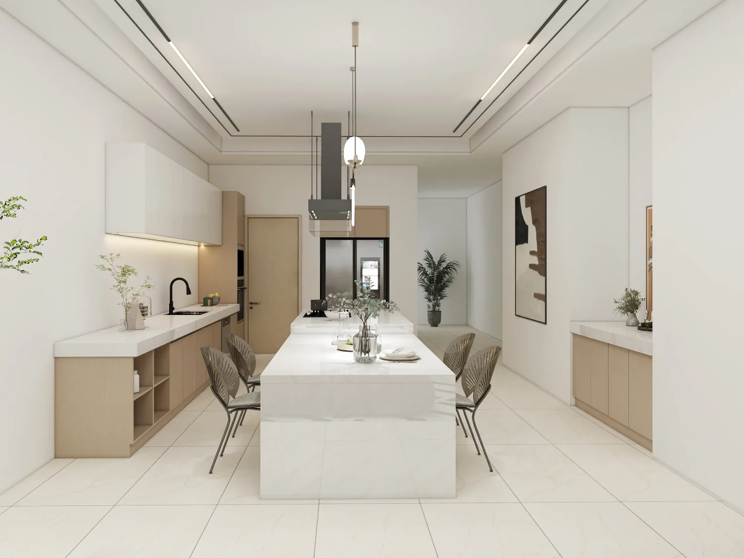 Spacious Functional Kitchen Layout