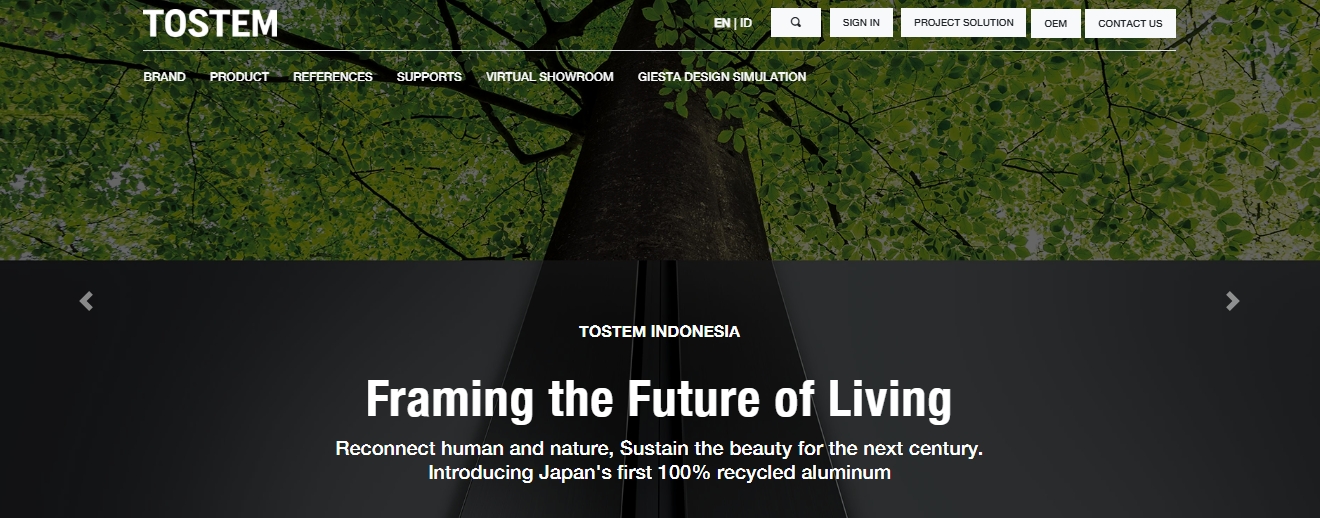 Top door and window factory in Indonesia