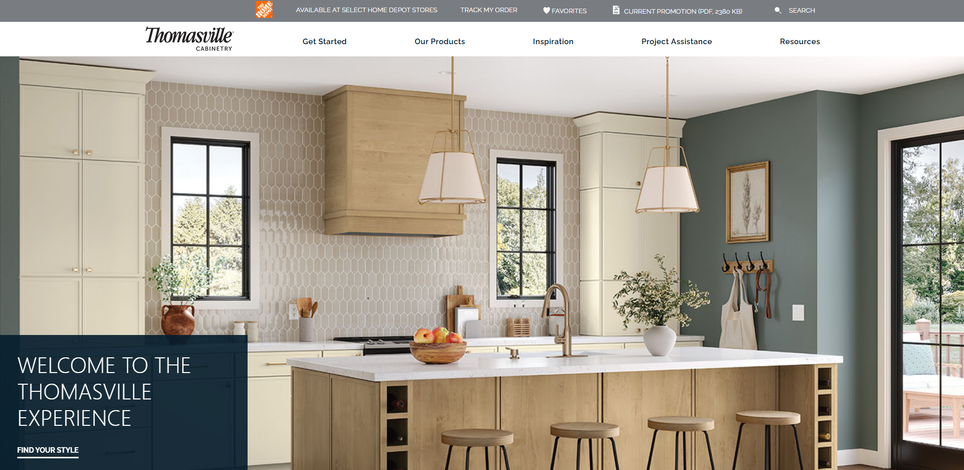 Thomasville Cabinetry kitchen maker company