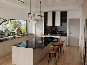 Transform your kitchen with elegant gray shaker cabinets. Sleek design, durable materials, and ample storage blend functionality with timeless style.