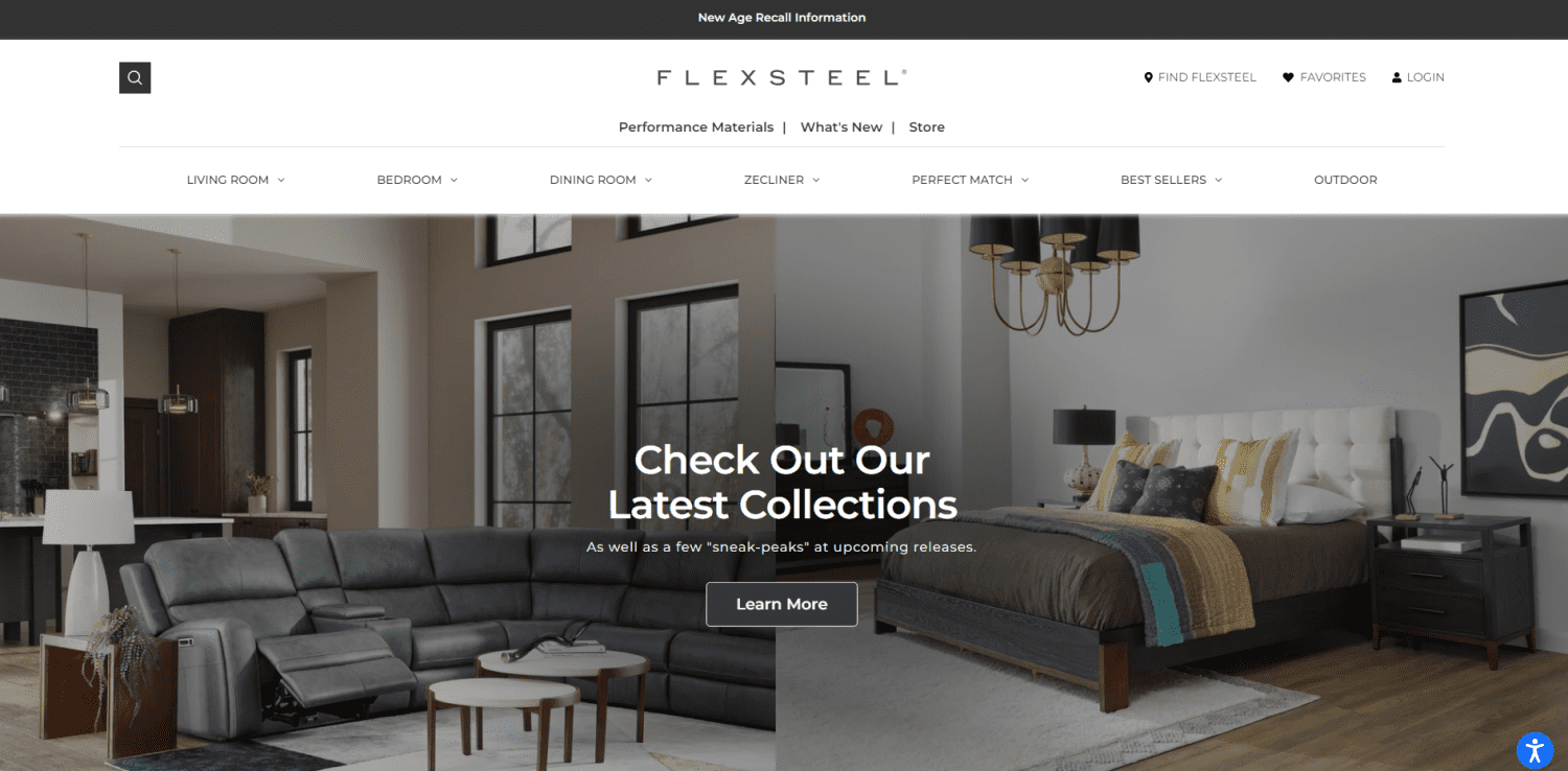 Flexsteel Industries factory furniture outlet​