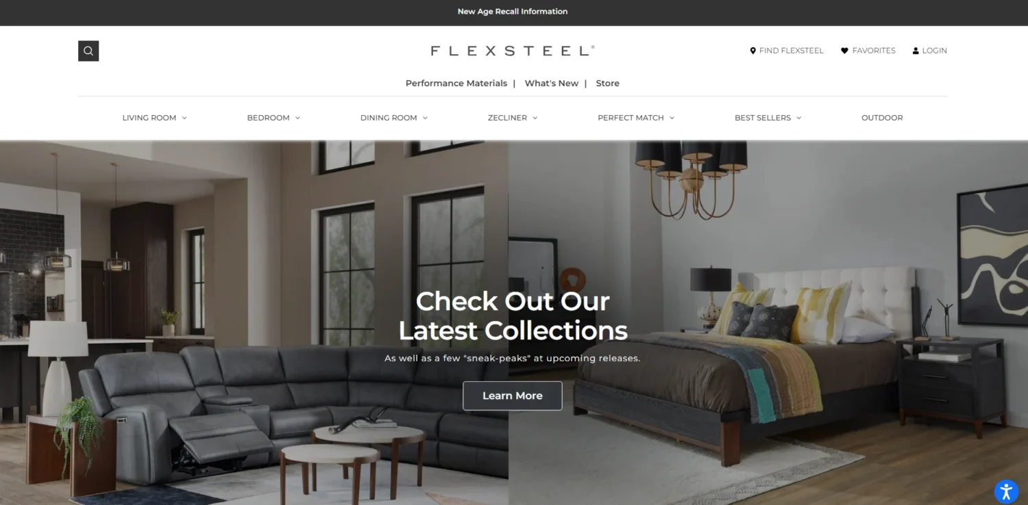 منفذ أثاث مصنع Flexsteel Industries​