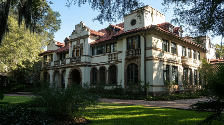 Historic building with architectural features preserved, showcasing a blend of traditional style and modern window solutions.