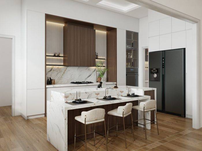 Kitchen Cabinets Modern Design Eco-Friendly Materials