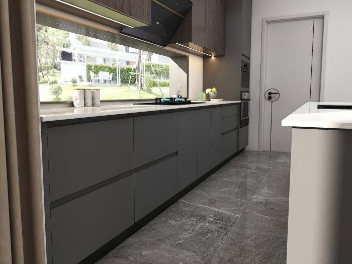 Modern Kitchen Cabinet Design Matte Finishes