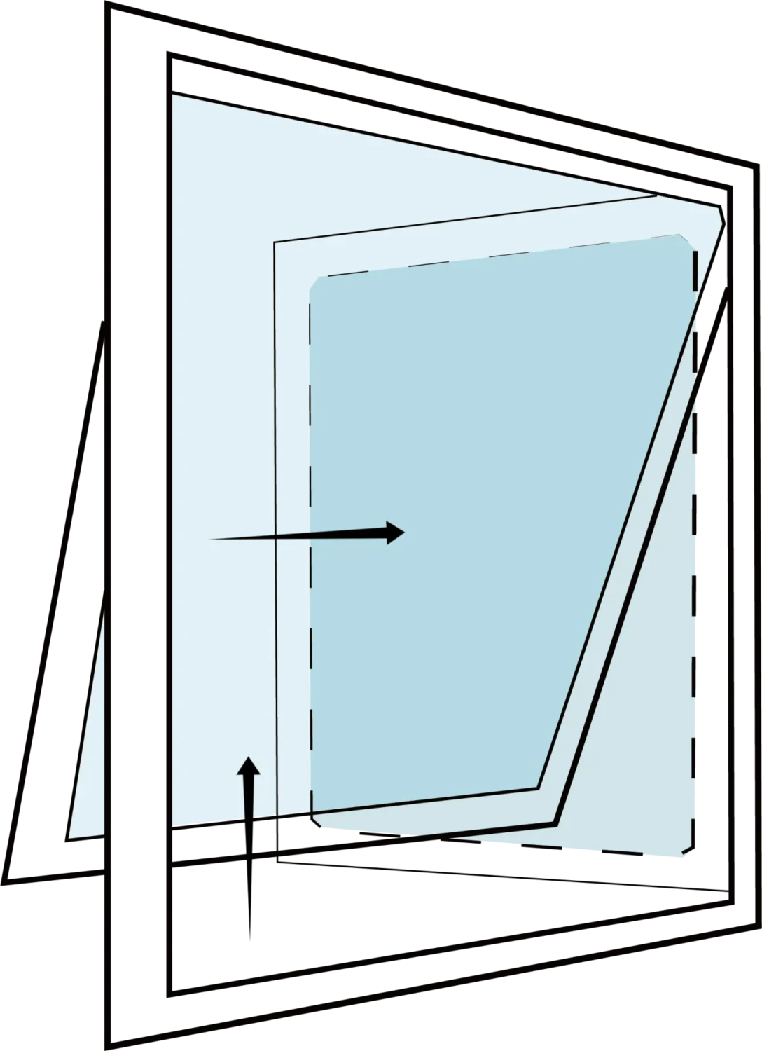 Apertura exterior y toldo