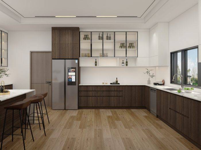 Tall-Standing Kitchen Cabinets