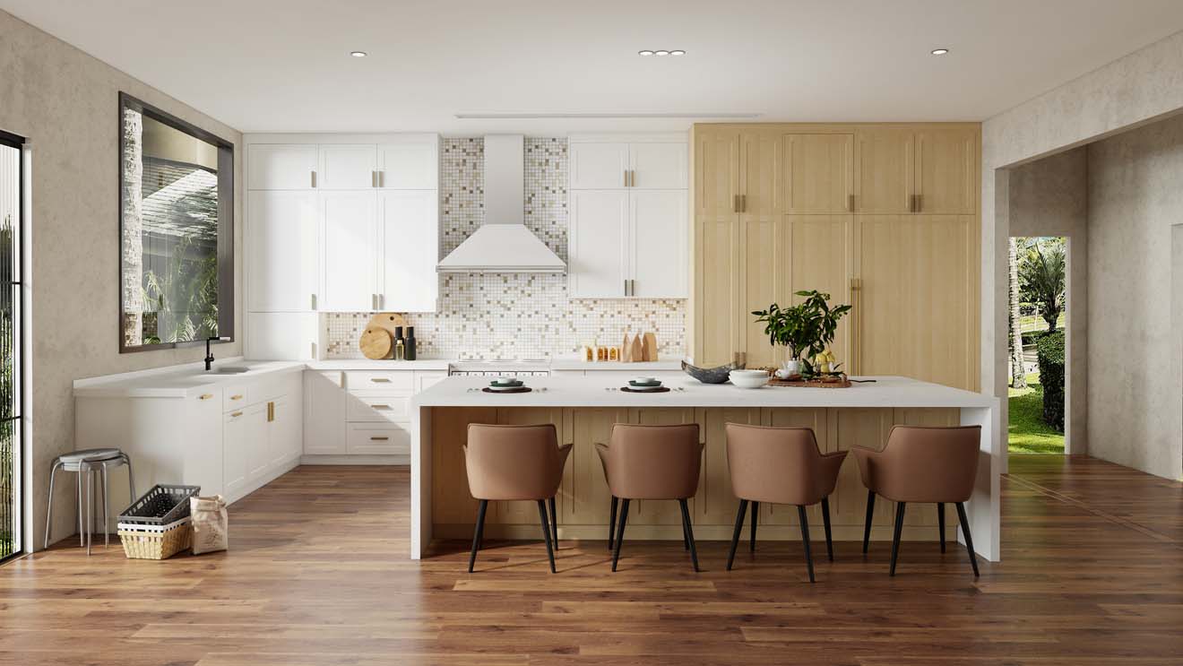 Two-Tone Thermofoil Cabinets