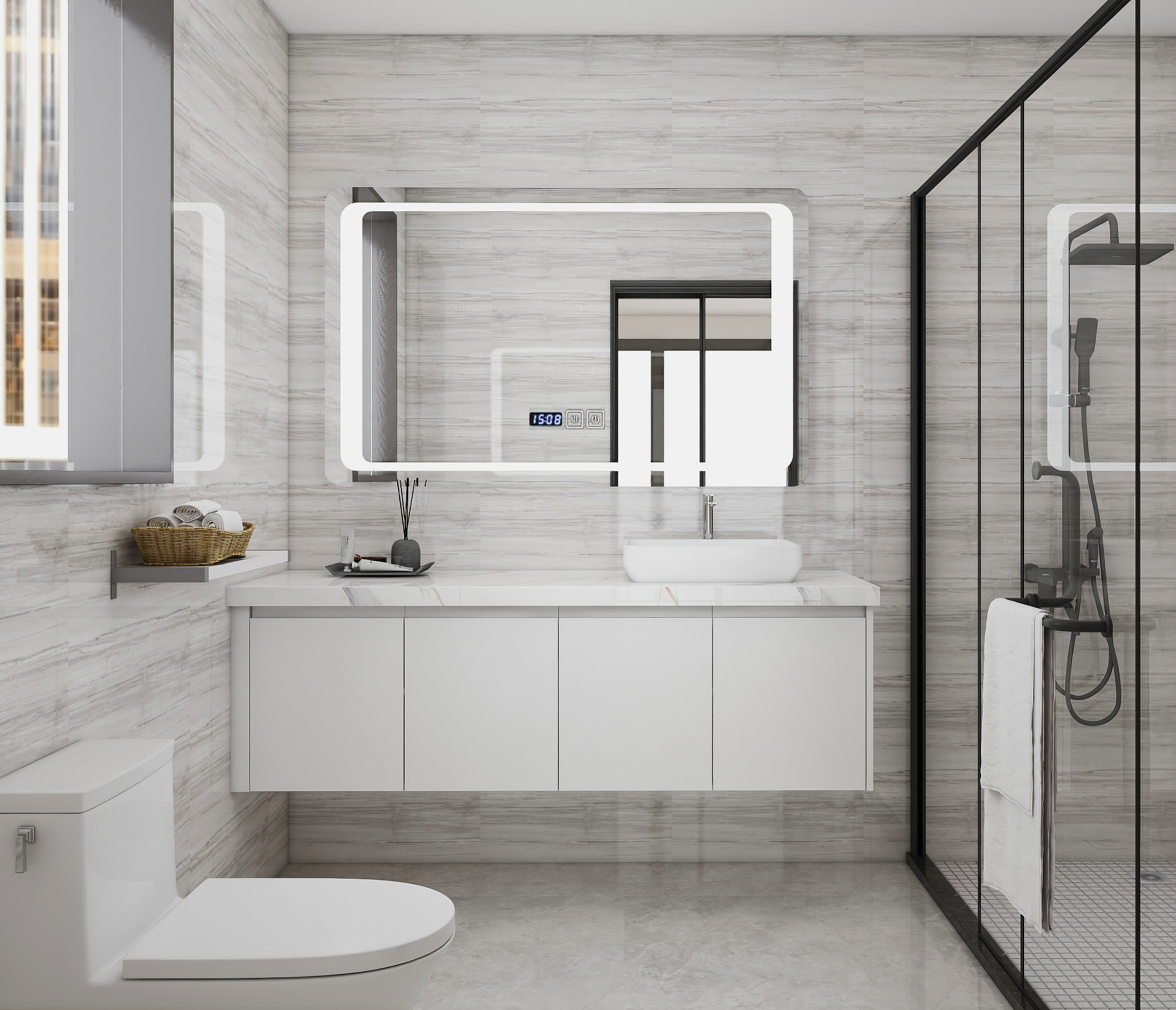 defog hotel bathroom vanity​