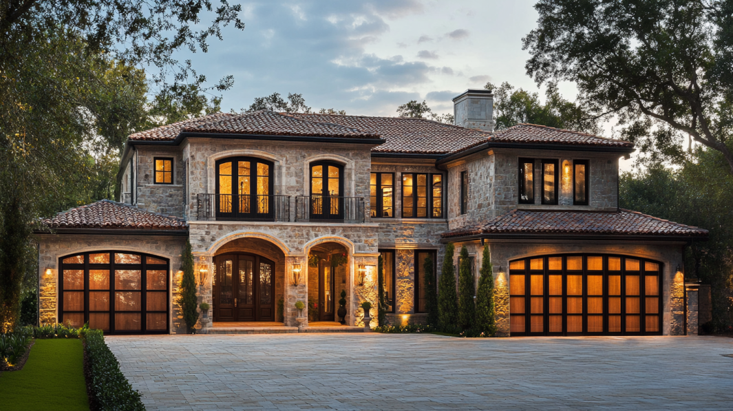 energy efficent aluminum glass garage door