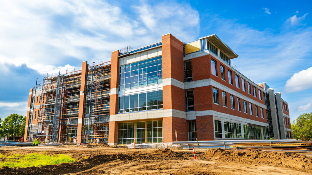 top school building construction companys project