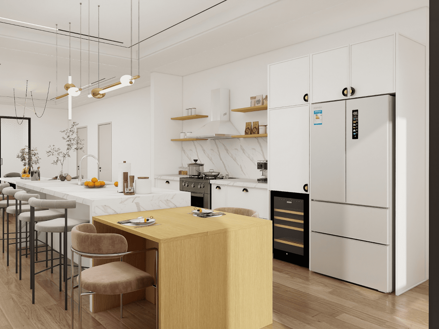 Open kitchen cabinets luxury invite conversation and creativity