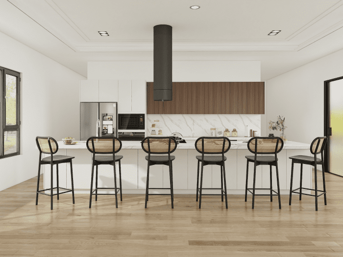 laser-cut luxury kitchen cabinets design