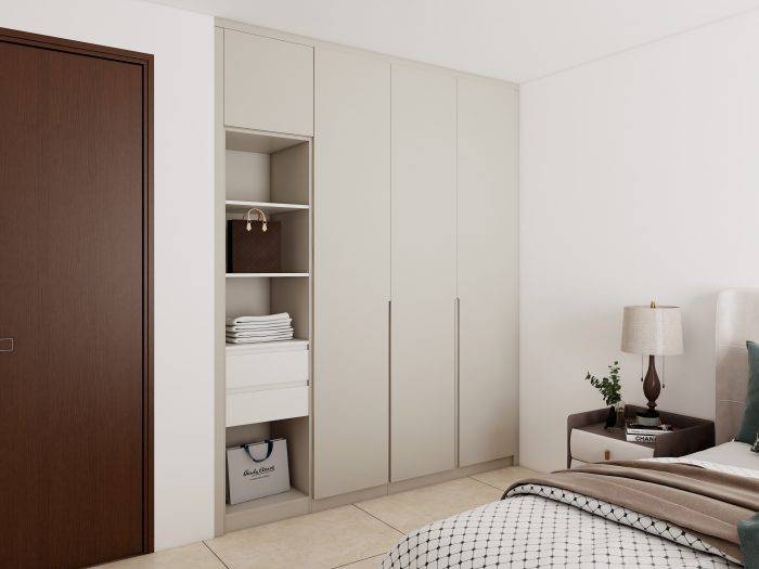 eco-friendly wardrobe design for bedroom