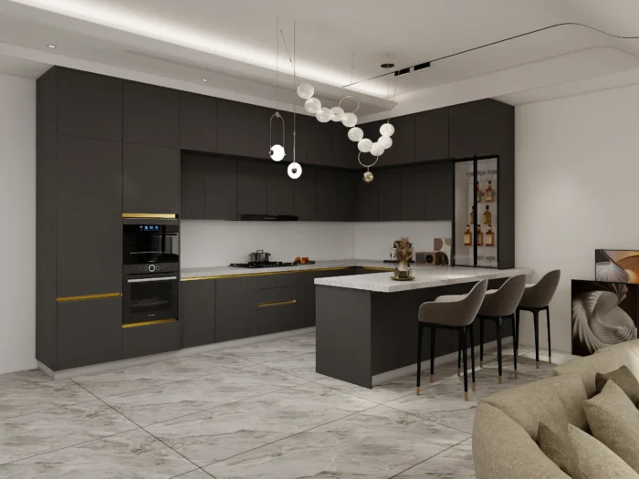 Luxury Kitchen Cabinets Design Inspiration: 24 Unique Design Points for a Premium Kitchen 21 luxury kitchen cabinets gold metallic accents
