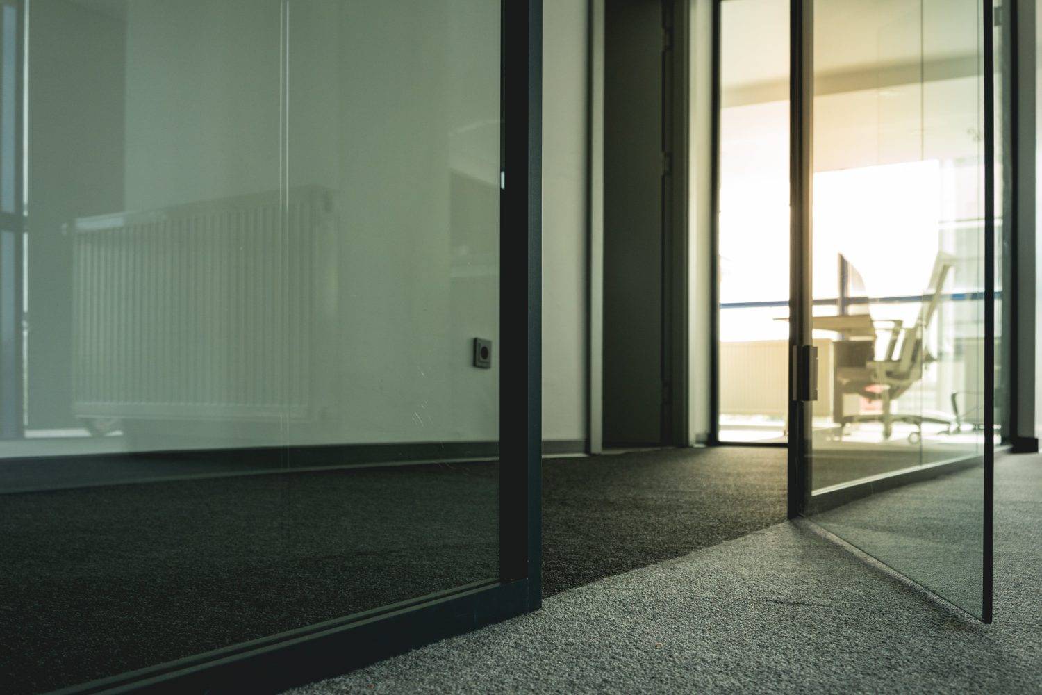 Aluminum-slim-framed-door-with-lowe-glass