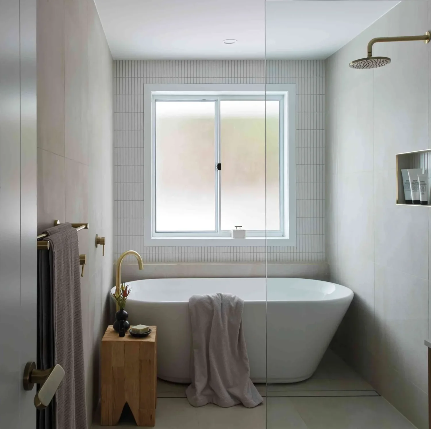Frosted Glass Window design ideas for bathroom