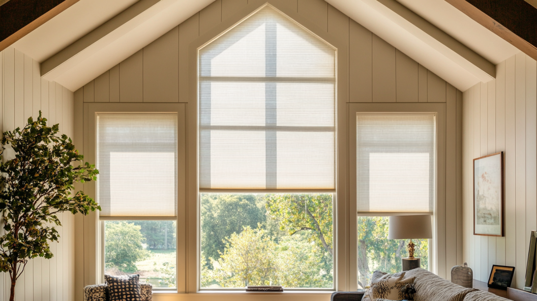 comfortable Gable Window Blind design ideas