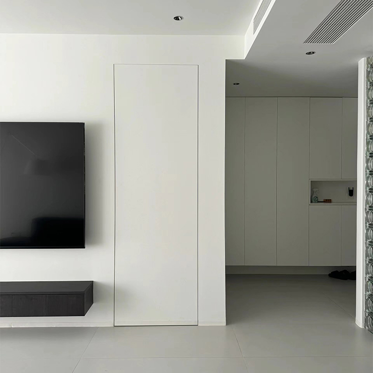Modern White Minimalism Interior Door