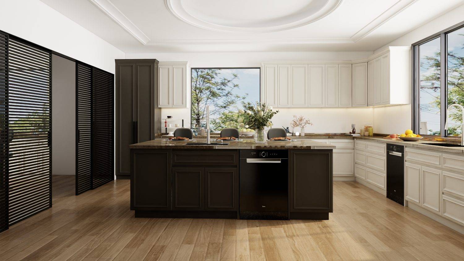 Luxury-Villa-shaker-Kitchen