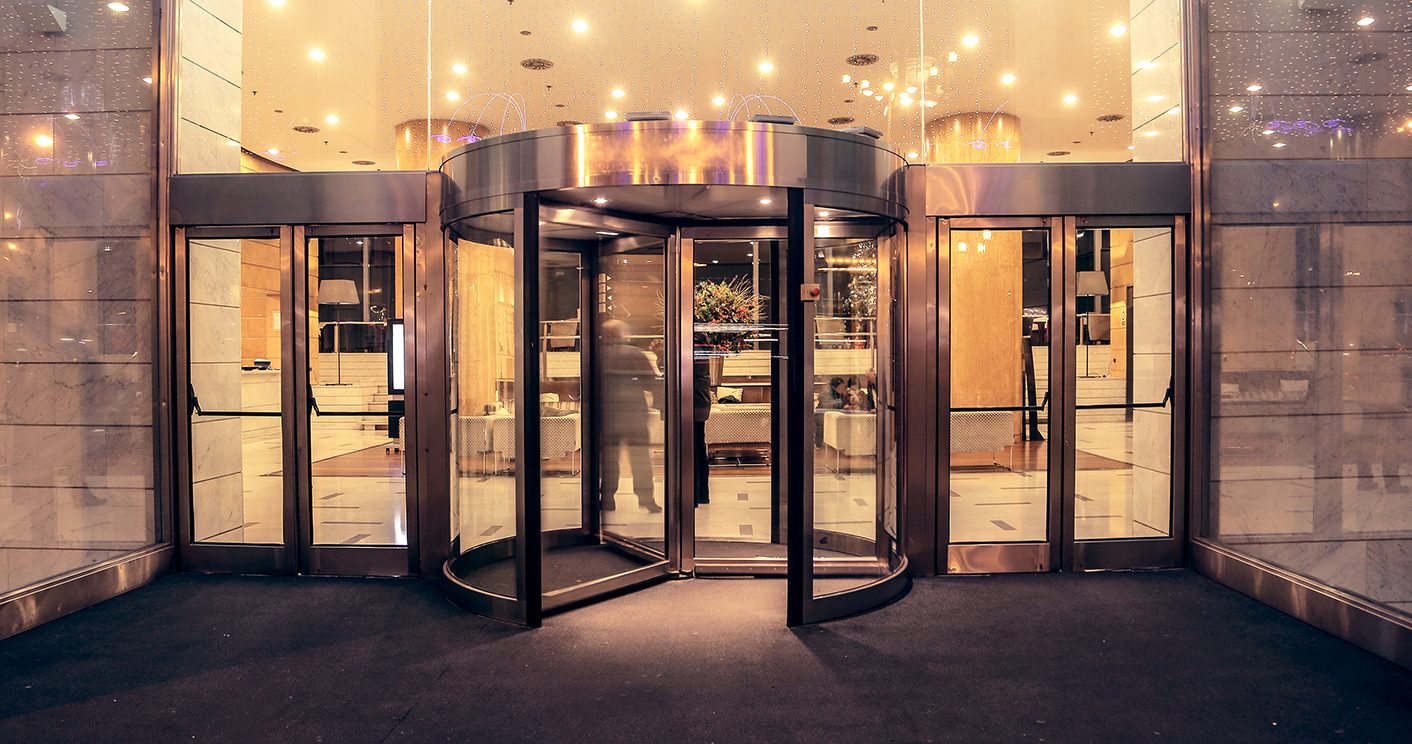 Modern-Revolving-Door design