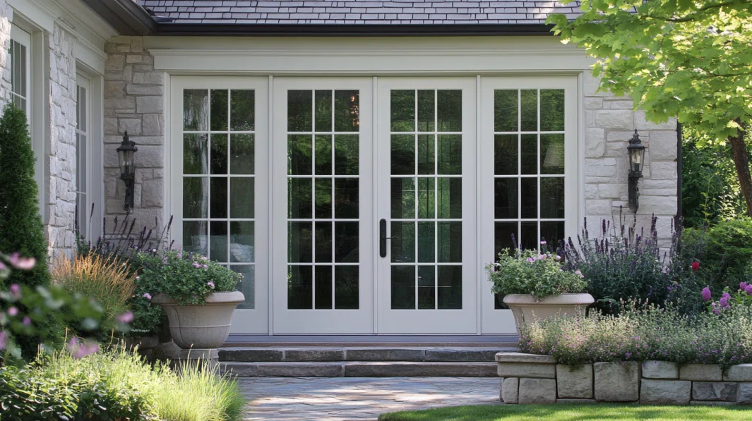 white aluminum-french-door-with-side-windows