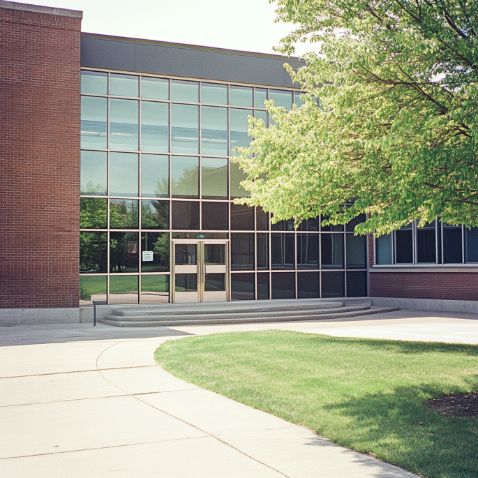 durable steel school doors