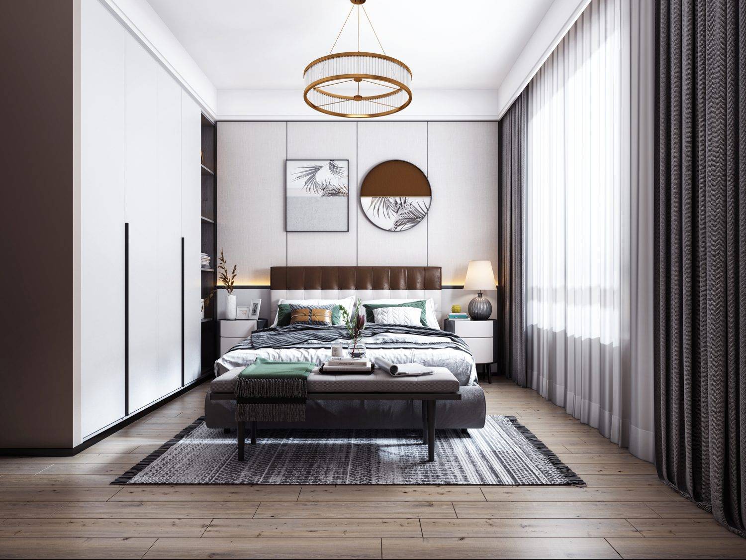 hotel closet in bedroom