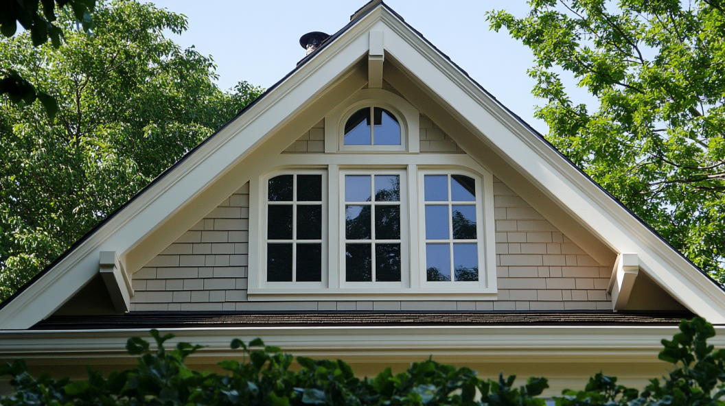 contemporary gable window ideas