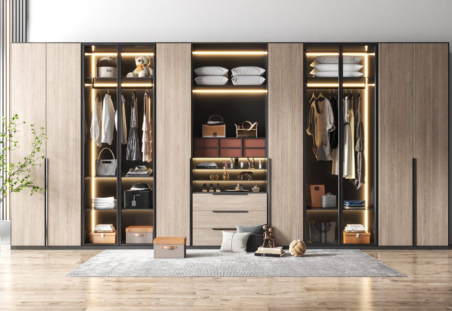 smart light in hotel closets
