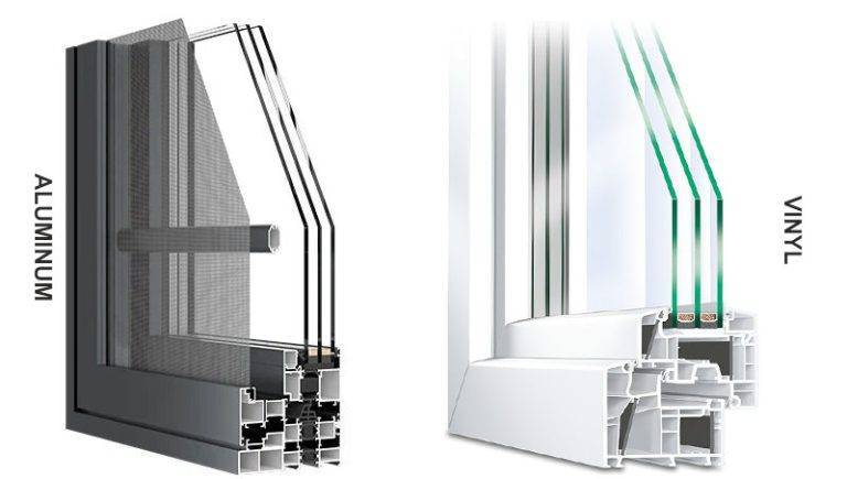 vinyl windows vs aluminum window