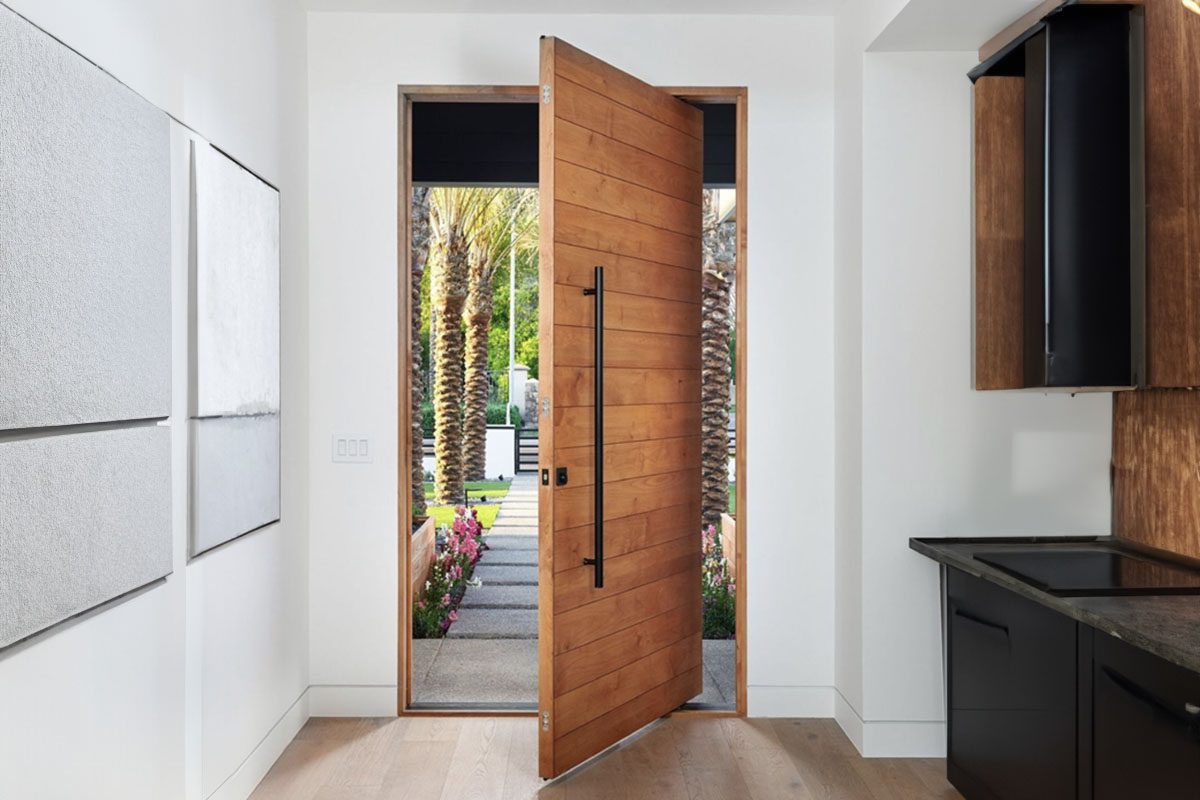 wooden-pivot-front-door design