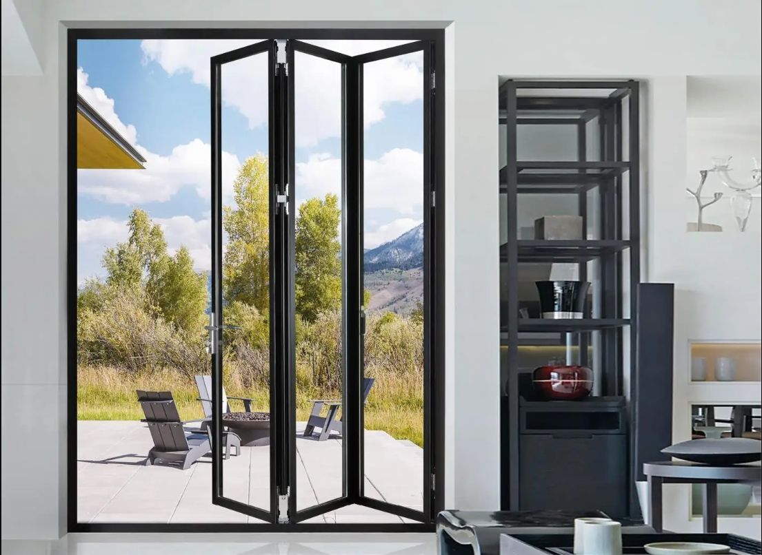 Folding Doors: A Comprehensive Guide for Architects & Contractors 1 Aluminum-slim-framed-t-thermal-folding-doors