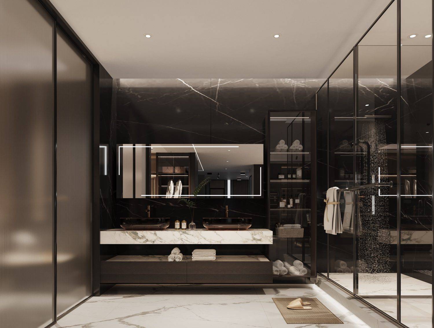 PA's bathroom vanity