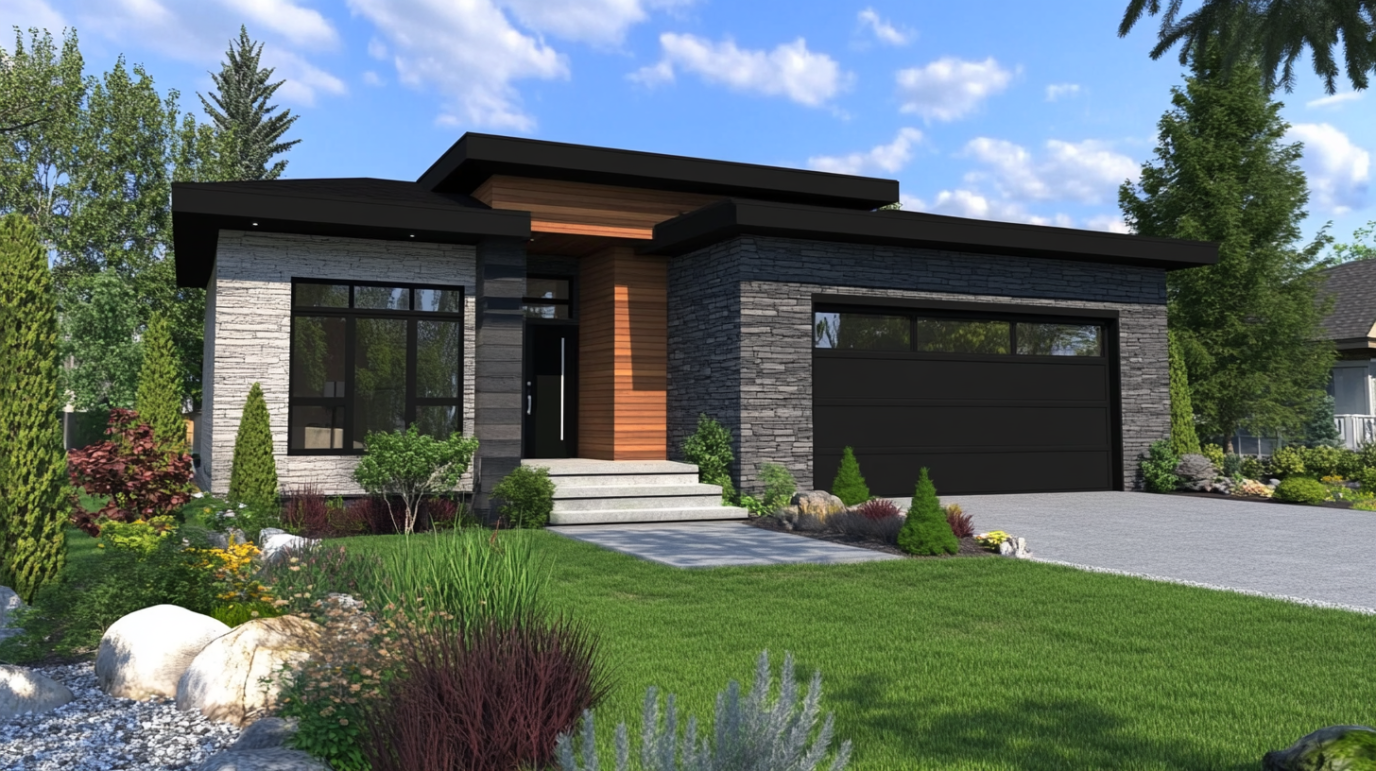 black-thermal-insulation-garage-door-with-low-e-windows