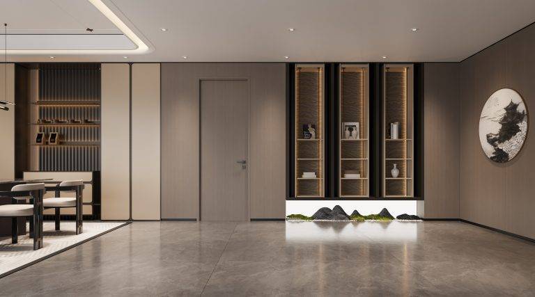 PA's cabinet & interior door & wall panel